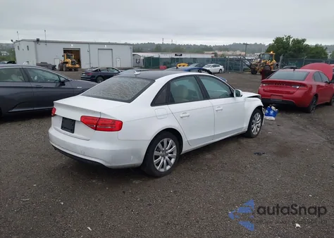 2014 Audi A4 2.0T Premium from USA, damaged, VIN WAUBFAFL8EN031048